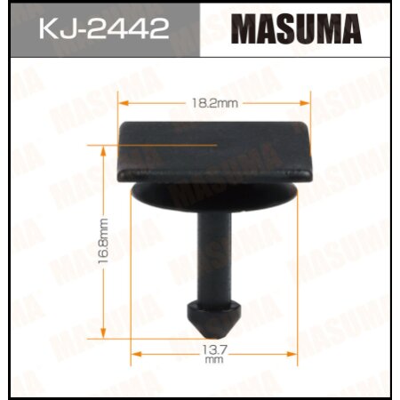 Retainer clip Masuma plastic, KJ-2442