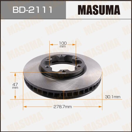 Brake disk Masuma, BD-2111