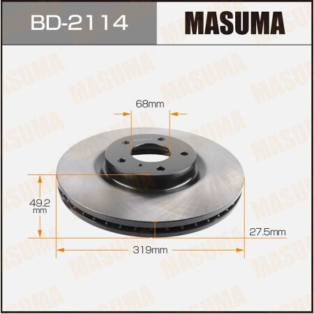 Brake disk Masuma, BD-2114