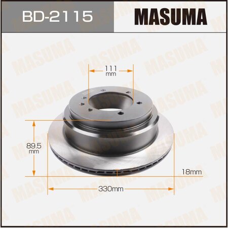 Brake disk Masuma, BD-2115