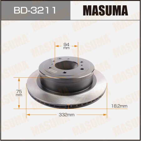 Brake disk Masuma, BD-3211