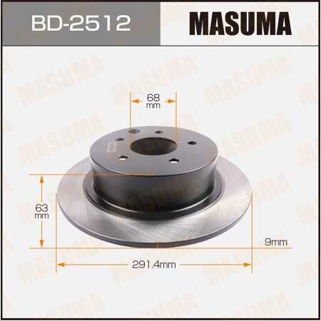 Brake disk Masuma, BD-2512