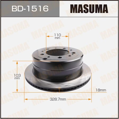 Brake disk Masuma, BD-1516