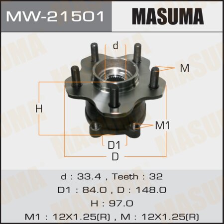 Wheel hub assembly Masuma, MW-21501