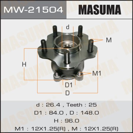 Wheel hub assembly Masuma, MW-21504