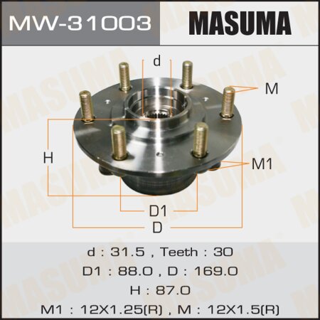 Wheel hub assembly Masuma, MW-31003