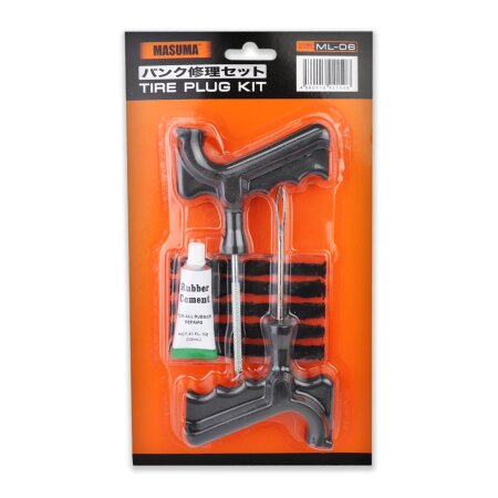 Tubeless tyre puncture repair kit Masuma with glue, ML-06