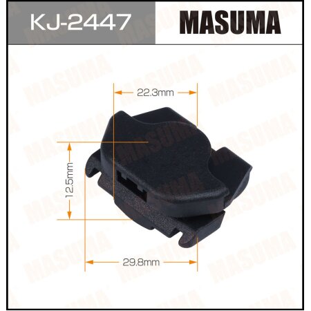 Retainer clip Masuma plastic, KJ-2447