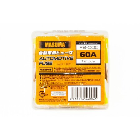 Car fuse Masuma, PAL 60A (Male), FS-005