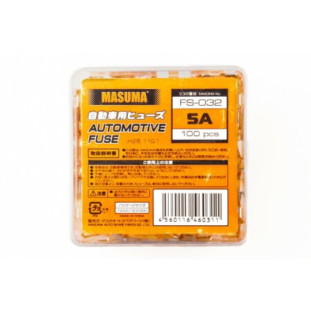 Car fuse Masuma standard 5A, FS-032