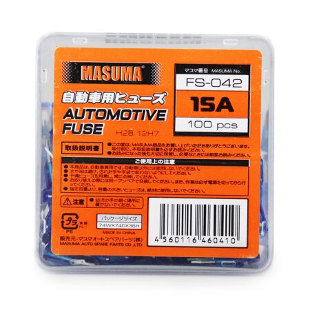 Car fuse Masuma mini 15A, FS-042