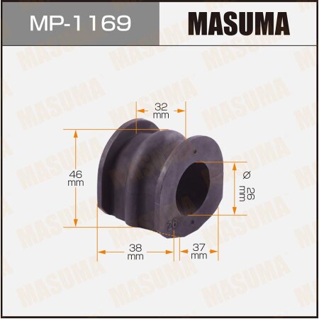 Stabilizer bar bushing Masuma, MP-1169