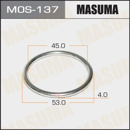 Exhaust pipe gasket Masuma 45.3х54.5 (set of 5pcs), MOS-137