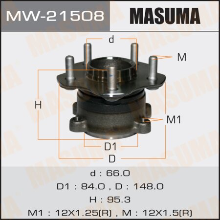 Wheel hub assembly Masuma, MW-21508