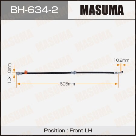 Brake hose Masuma, BH-634-2