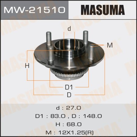 Wheel hub assembly Masuma, MW-21510