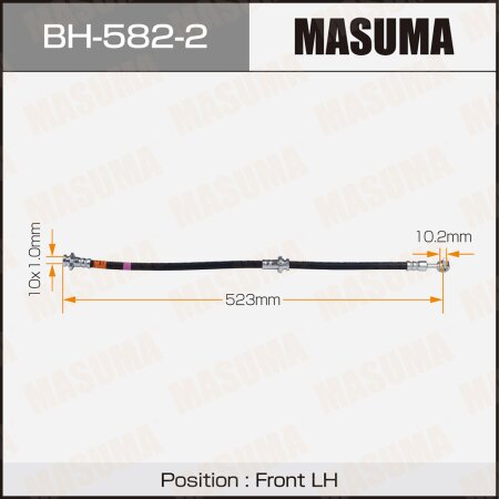 Brake hose Masuma, BH-582-2