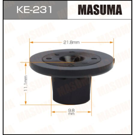 Retainer clip Masuma plastic, KE-231