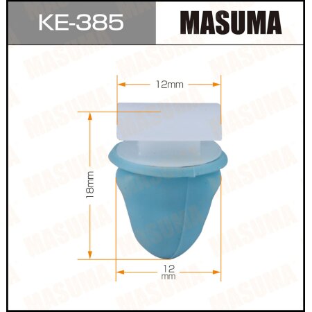 Retainer clip Masuma plastic, KE-385