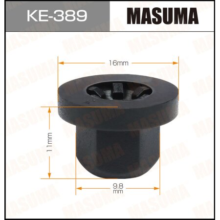 Retainer clip Masuma plastic, KE-389