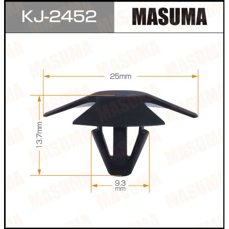 Retainer clip Masuma plastic, KJ-2452