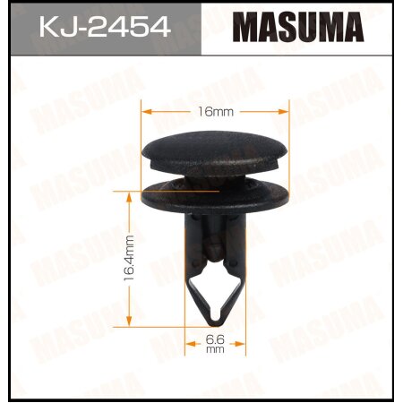 Retainer clip Masuma plastic, KJ-2454