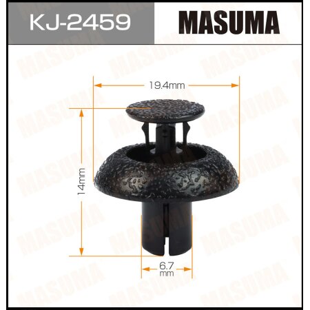 Retainer clip Masuma plastic, KJ-2459