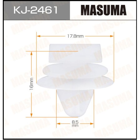 Retainer clip Masuma plastic, KJ-2461