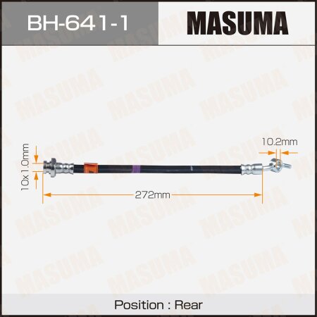 Brake hose Masuma, BH-641-1