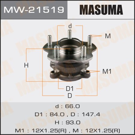 Wheel hub assembly Masuma, MW-21519