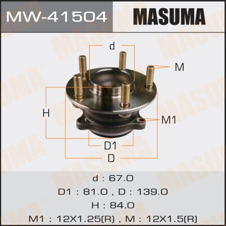 Wheel hub assembly Masuma, MW-41504