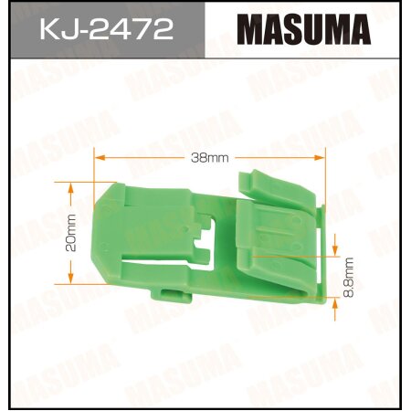 Retainer clip Masuma plastic, KJ-2472