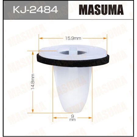 Retainer clip Masuma plastic, KJ-2484