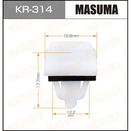 Retainer clip Masuma plastic, KR-314