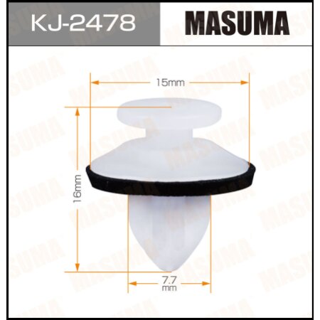 Retainer clip Masuma plastic, KJ-2478