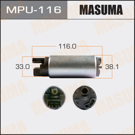 Fuel pump Masuma, carbon commutator, MPU-116