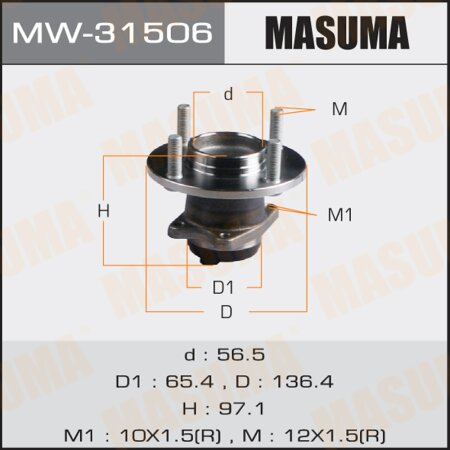 Wheel hub assembly Masuma, MW-31506