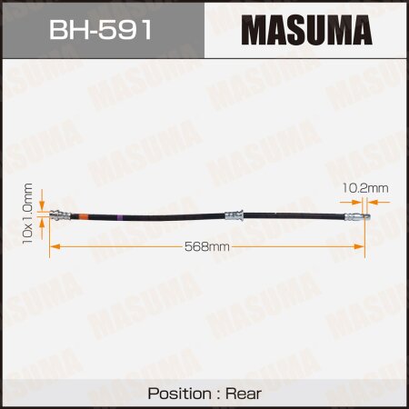 Brake hose Masuma, BH-591