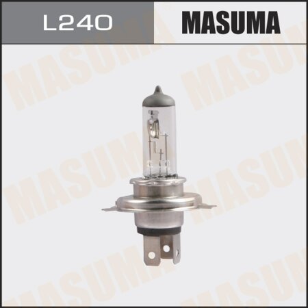 Halogen headlight bulb Masuma CLEARGLOW H4 12v 60/55W (3000K), L240