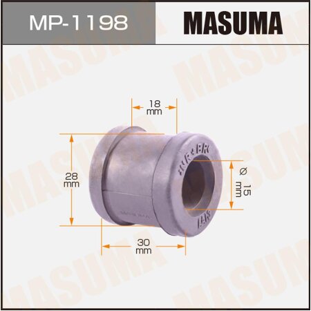 Stabilizer bar bushing Masuma, MP-1198