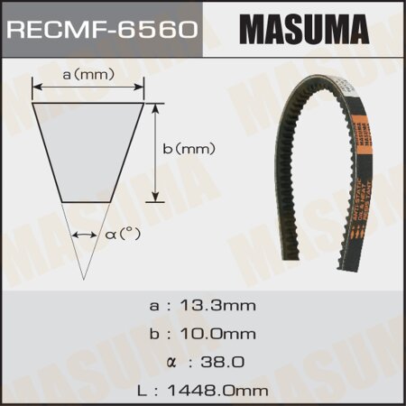Drive V-Belt Masuma, 13x1448 mm, 6560