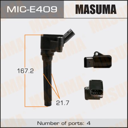 Ignition coil Masuma, MIC-E409