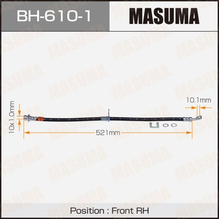 Brake hose Masuma, BH-610-1