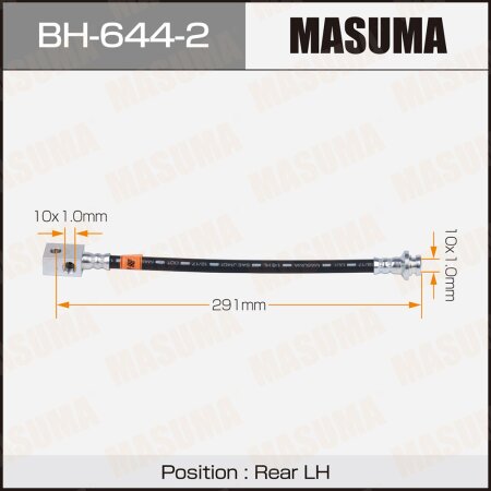 Brake hose Masuma, BH-644-2