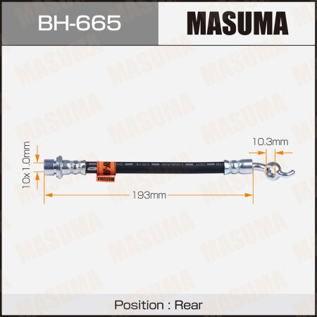 Brake hose Masuma, BH-665