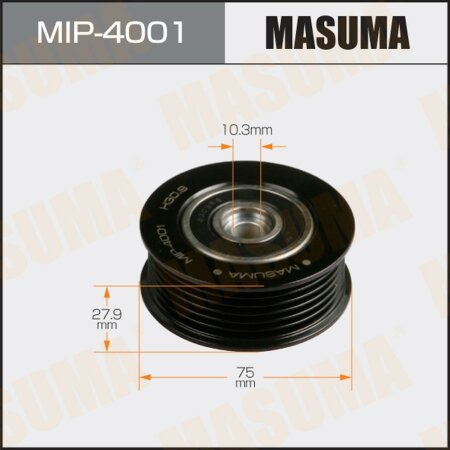 Drive belt idler pulley Masuma, MIP-4001