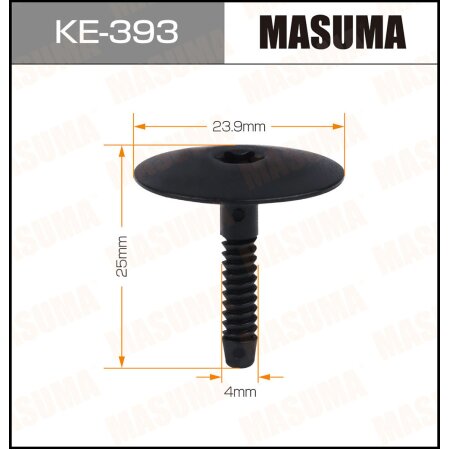 Retainer clip Masuma plastic, KE-393