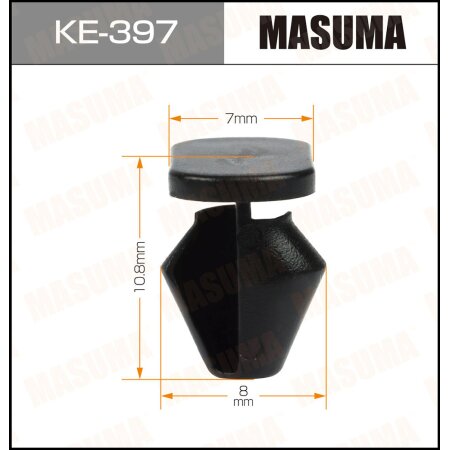 Retainer clip Masuma plastic, KE-397