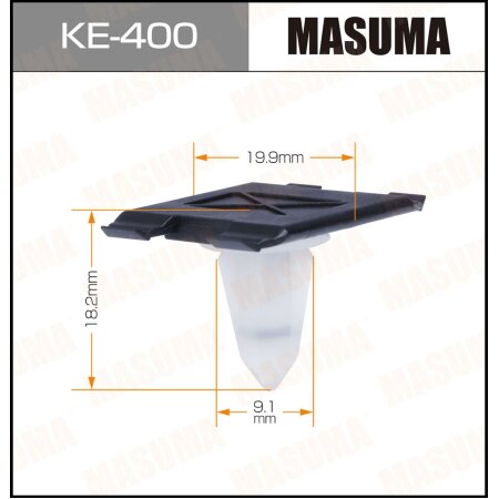 Retainer clip Masuma plastic, KE-400