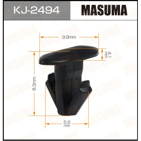 Retainer clip Masuma plastic, KJ-2494